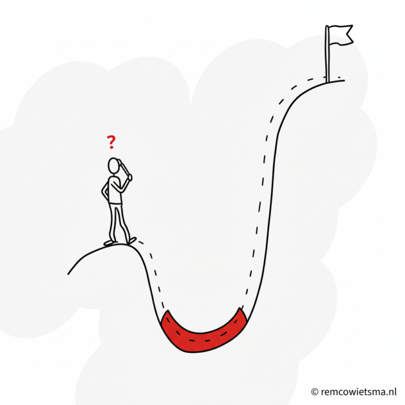 Jouw in-de-weg-zitters